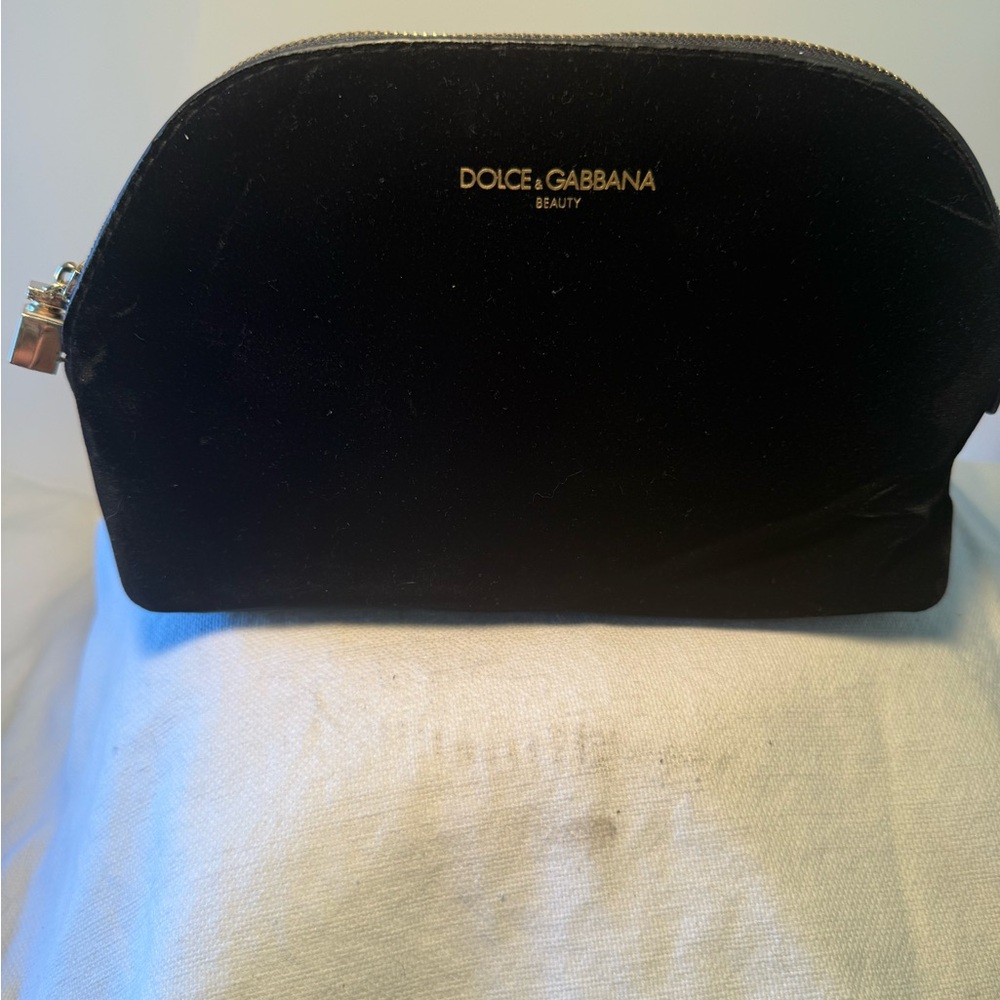 Dolce & Gabbana Black Travel Beauty Pouch